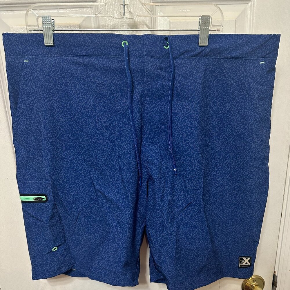 NEW - ZeroXposur Men's Blue Swim Shorts
